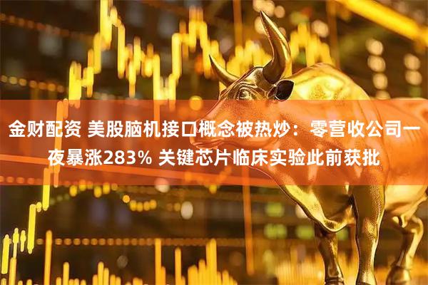 金财配资 美股脑机接口概念被热炒:零营收公司一夜暴涨283% 关键芯片临床实验此前获批