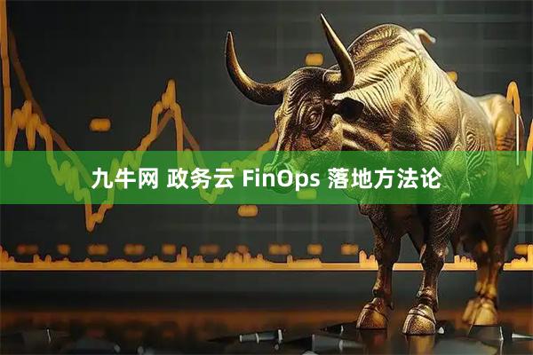 九牛网 政务云 FinOps 落地方法论